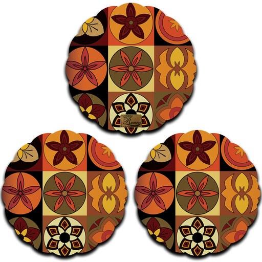 زیر لیوانی چوبی رنس مدل C4-42531 بسته 3 عددی